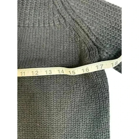 GAP Black Knit Cardigan Wool Blend Snap Closure Sweater Fit is A Size Small - Picture 11 of 16